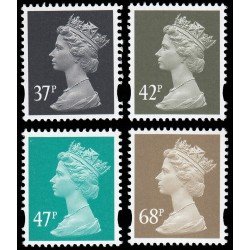 Gran Bretaña 2342/45 2002 Serie Reina Isabel II MNH Gran Bretaña 2342/45 2002 Serie Reina Isabel II MNH