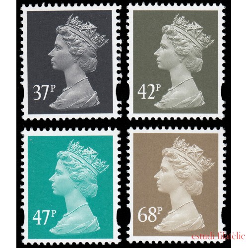 Gran Bretaña 2342/45 2002 Serie Reina Isabel II MNH