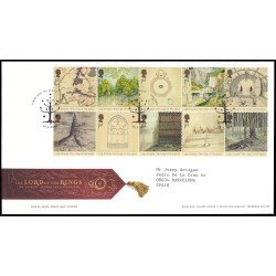 Gran Bretaña 2523/32 2004 SPD FDC El Señor de los Anillos Oxford Sobre primer día Gran Bretaña 2523/32 2004 SPD FDC El Señor de los Anillos Oxford Sobre primer día