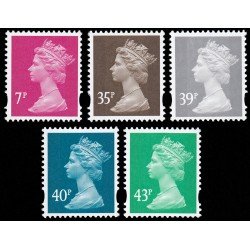Gran Bretaña 2540/44 2004 Serie Reina Isabel II MNH Gran Bretaña 2540/44 2004 Serie Reina Isabel II MNH