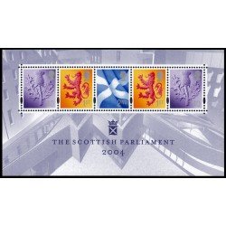 Gran Bretaña HB 26 2004 Inauguración edificio Parlamento de Escocia MNH