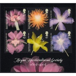 Gran Bretaña HB 25 2004 200 Aniv. Real Sociedad de Horticultura MNH