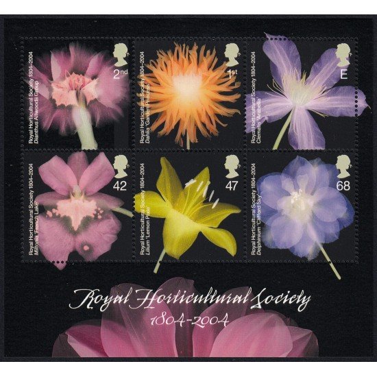Gran Bretaña HB 25 2004 200 Aniv. Real Sociedad de Horticultura MNH Gran Bretaña HB 25 2004 200 Aniv. Real Sociedad de Horticultura MNH