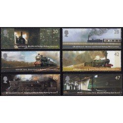 Gran Bretaña 2512/17 2004 Transporte Locomotoras MNH Gran Bretaña 2512/17 2004 Transporte Locomotoras MNH
