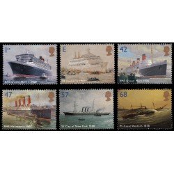 Gran Bretaña 2548/53 2004 Transporte Transatláticos MNH Gran Bretaña 2548/53 2004 Transporte Transatláticos MNH