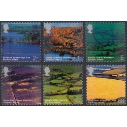 Gran Bretaña 2533/38 2004 Paisajes de Irlanda del Norte MNH Gran Bretaña 2533/38 2004 Paisajes de Irlanda del Norte MNH