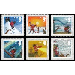 Gran Bretaña 2594/99 2004 Navidad Autoadhesivos MNH Gran Bretaña 2594/99 2004 Navidad Autoadhesivos MNH
