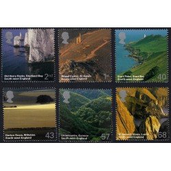 Gran Bretaña 2616/21 2005 Paisajes del Sudoeste de Inglaterra MNH Gran Bretaña 2616/21 2005 Paisajes del Sudoeste de Inglaterra MNH
