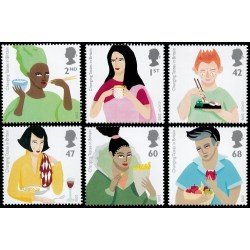Gran Bretaña 2672/77 2005 Europa Gastronomía MNH Gran Bretaña 2672/77 2005 Europa Gastronomía MNH