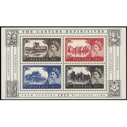 Gran Bretaña HB 29 2005 50 Aniv. de la Serie de sellos Castillos MNH Gran Bretaña HB 29 2005 50 Aniv. de la Serie de sellos Castillos MNH