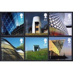 Gran Bretaña 2768/73 2006 Arquitectura Moderna MNH Gran Bretaña 2768/73 2006 Arquitectura Moderna MNH