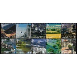 Gran Bretaña 2720/29 Paisajes de Inglaterra MNH Gran Bretaña 2720/29 Paisajes de Inglaterra MNH