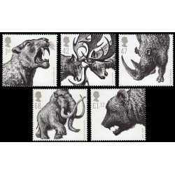 Gran Bretaña 2737/41 2006 Fauna Animales de la Era Glaciar MNH Gran Bretaña 2737/41 2006 Fauna Animales de la Era Glaciar MNH