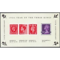 Gran Bretaña HB 39 2006 70 Aniv. del Año de los tres Reyes MNH Gran Bretaña HB 39 2006 70 Aniv. del Año de los tres Reyes MNH