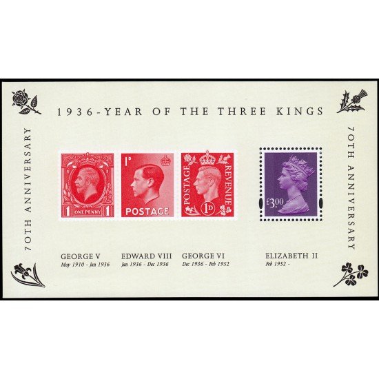Gran Bretaña HB 39 2006 70 Aniv. del Año de los tres Reyes MNH Gran Bretaña HB 39 2006 70 Aniv. del Año de los tres Reyes MNH