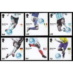 Gran Bretaña 2762/67 2006 Copa del Mundo de Fúlbol MNH Gran Bretaña 2762/67 2006 Copa del Mundo de Fúlbol MNH