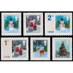Gran Bretaña 2811/16 2006 Navidad Autoadhesivos MNH Gran Bretaña 2811/16 2006 Navidad Autoadhesivos MNH