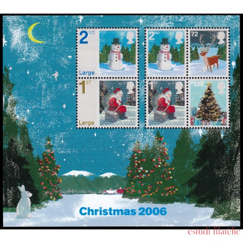 Gran Bretaña HB 41 2006 Navidad MNH