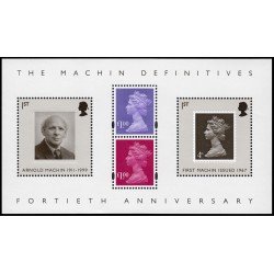 Gran Bretaña HB 48 2007 40 Aniv. de la Serie Reina Isabel II diseño de Arnold Machin MNH