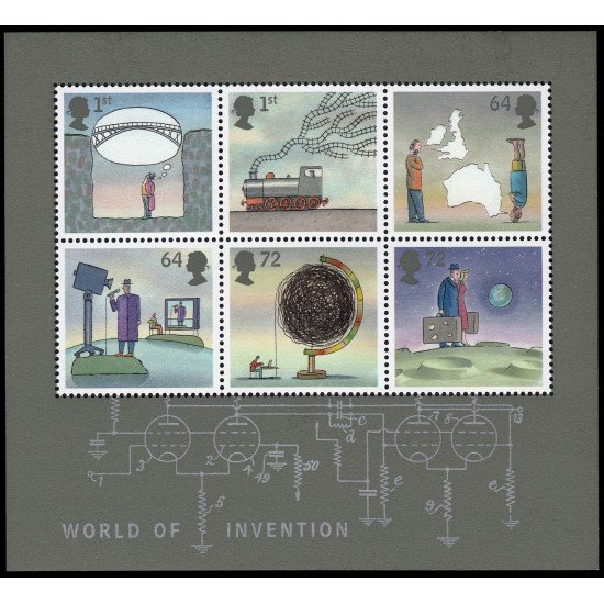 Gran Bretaña HB 45 2007 El Mundo de los Inventos MNH Gran Bretaña HB 45 2007 El Mundo de los Inventos MNH