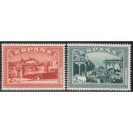 España Spain SH 836/37 1937 Alzamiento Nacional MH