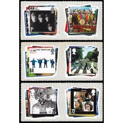Gran Bretaña 2827/32 2007 Músicos Grupo Los Beatles Autoadhesivos MNH Gran Bretaña 2827/32 2007 Músicos Grupo Los Beatles Autoadhesivos MNH