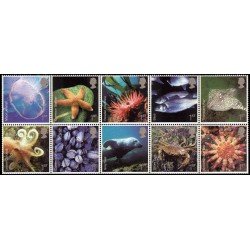Gran Bretaña 2837/46 2007 Fauna Marina MNH Gran Bretaña 2837/46 2007 Fauna Marina MNH