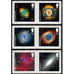Gran Bretaña 2847/52 2007 Cielo nocturno Autoadhesivos MNH Gran Bretaña 2847/52 2007 Cielo nocturno Autoadhesivos MNH