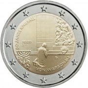 Alemania 2020 2 € euros conm.  Aniversario de la Genuflexión ( 5 cecas )