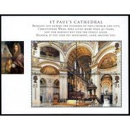 Gran Bretaña HB 56 2008 Catedrales del Reino Unido Catedral de St. Paul de Londres MNH