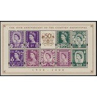 Gran Bretaña HB 58 2008 50 Aniv. de los sellos de Serie Regional MNH