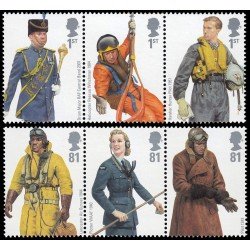 Gran Bretaña 3046/51 2008 Uniformes Militares de ayer y hoy MNH Gran Bretaña 3046/51 2008 Uniformes Militares de ayer y hoy MNH