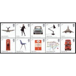 Gran Bretaña 3080/89 2009 Clásicos del diseño Británico MNH Gran Bretaña 3080/89 2009 Clásicos del diseño Británico MNH