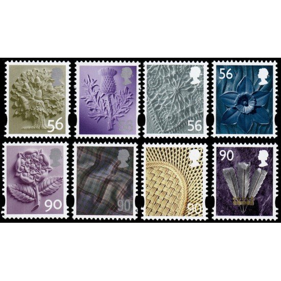 Gran Bretaña 3129/36 2009 Serie Regional MNH Gran Bretaña 3129/36 2009 Serie Regional MNH