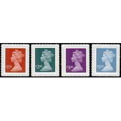 Gran Bretaña 3108/11 2009 Serie Reina Isabel II Autoadhesivos MNH Gran Bretaña 3108/11 2009 Serie Reina Isabel II Autoadhesivos MNH