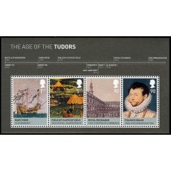 Gran Bretaña HB 64 2009 Reyes Británicos Dinastía de los Tudor MNH