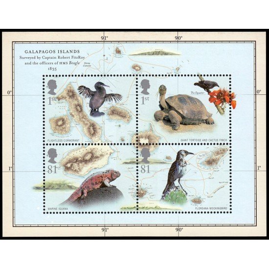 Gran Bretaña HB 62 2009 Charles Darwin MNH Gran Bretaña HB 62 2009 Charles Darwin MNH