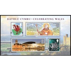 Gran Bretaña HB 63 2009 St David Patrón del País de Gales MNH