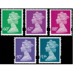 Gran Bretaña 3307/11 2010 Serie Reina Isabel II MNH Gran Bretaña 3307/11 2010 Serie Reina Isabel II MNH
