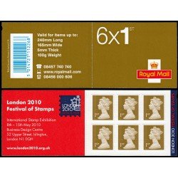 Gran Bretaña 3103-5 C3103-5 2009 Serie Reina Isabel II Londres 2010 Carné MNH Gran Bretaña 3103-5 C3103-5 2009 Serie Reina Isabel II Londres 2010 Carné MNH