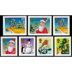 Gran Bretaña 3773/79 2012 Navidad Autoadhesivos MNH Gran Bretaña 3773/79 2012 Navidad Autoadhesivos MNH