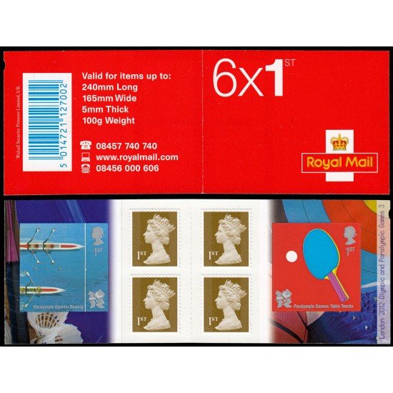 Gran Bretaña 3373 C3373 2010 Juegos Olímpicos de Londres Carnet MNH Gran Bretaña 3373 C3373 2010 Juegos Olímpicos de Londres Carnet MNH