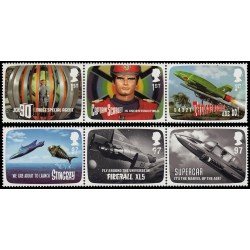 Gran Bretaña 3416/21 2011 Series televisivas El genio de Gerry Anderson MNH Gran Bretaña 3416/21 2011 Series televisivas El genio de Gerry Anderson MNH