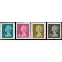 Gran Bretaña 3464/67 2011 Serie Reina Isabel II MNH Gran Bretaña 3464/67 2011 Serie Reina Isabel II MNH