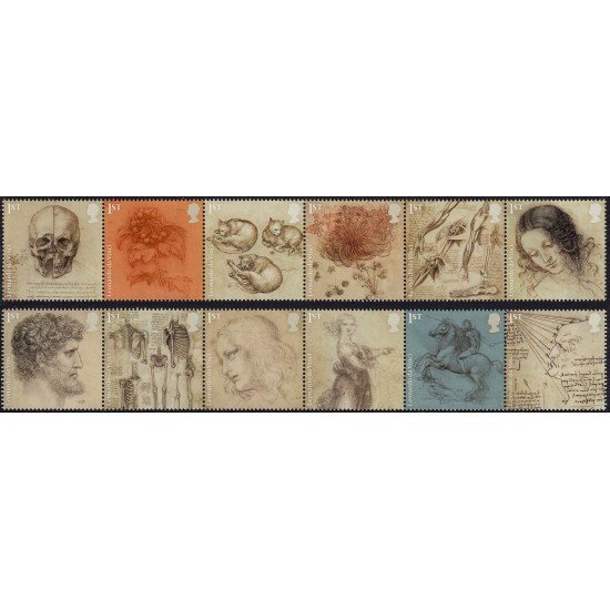 Gran Bretaña 4736/47 2019 Leonardo Da Vinci MNH Gran Bretaña 4736/47 2019 Leonardo Da Vinci MNH