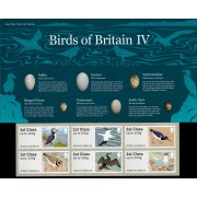 Gran Bretaña 21/26 2011 Distribuidores Fauna Pájaros (IV) Carpeta Oficial SPD FDC