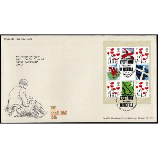 Gran Bretaña C4326 2016 SPD FDC HB de Carné Prestigio Sobre primer día Tallents House Gran Bretaña C4326 2016 SPD FDC HB de Carné Prestigio Sobre primer día Tallents House
