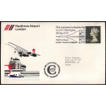 Gran Bretaña 1976 SPD FDC Conocorde departure Sobre primer día