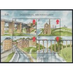 Gran Bretaña HB 5 1989 London 90 Expo. Filatélica Mundial arqueología MNH 
