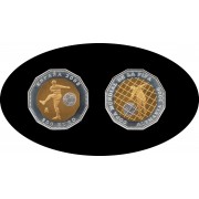 España Spain 2005 300€ Fifa Alemania 2006 fútbol bimetálica oro gold Tirada :804